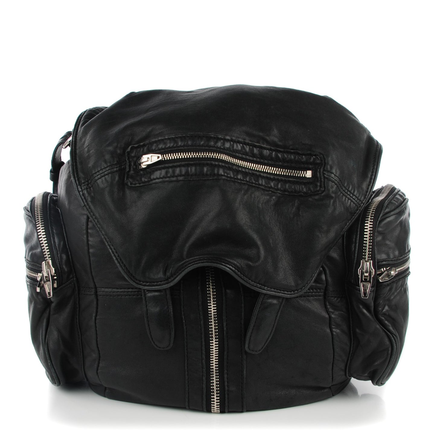 Lambskin Marti Backpack Washed Black Rhodium Hardware
