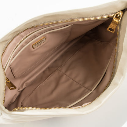 Prada Nappa Martini Zip Clutch Cera 5 of 10