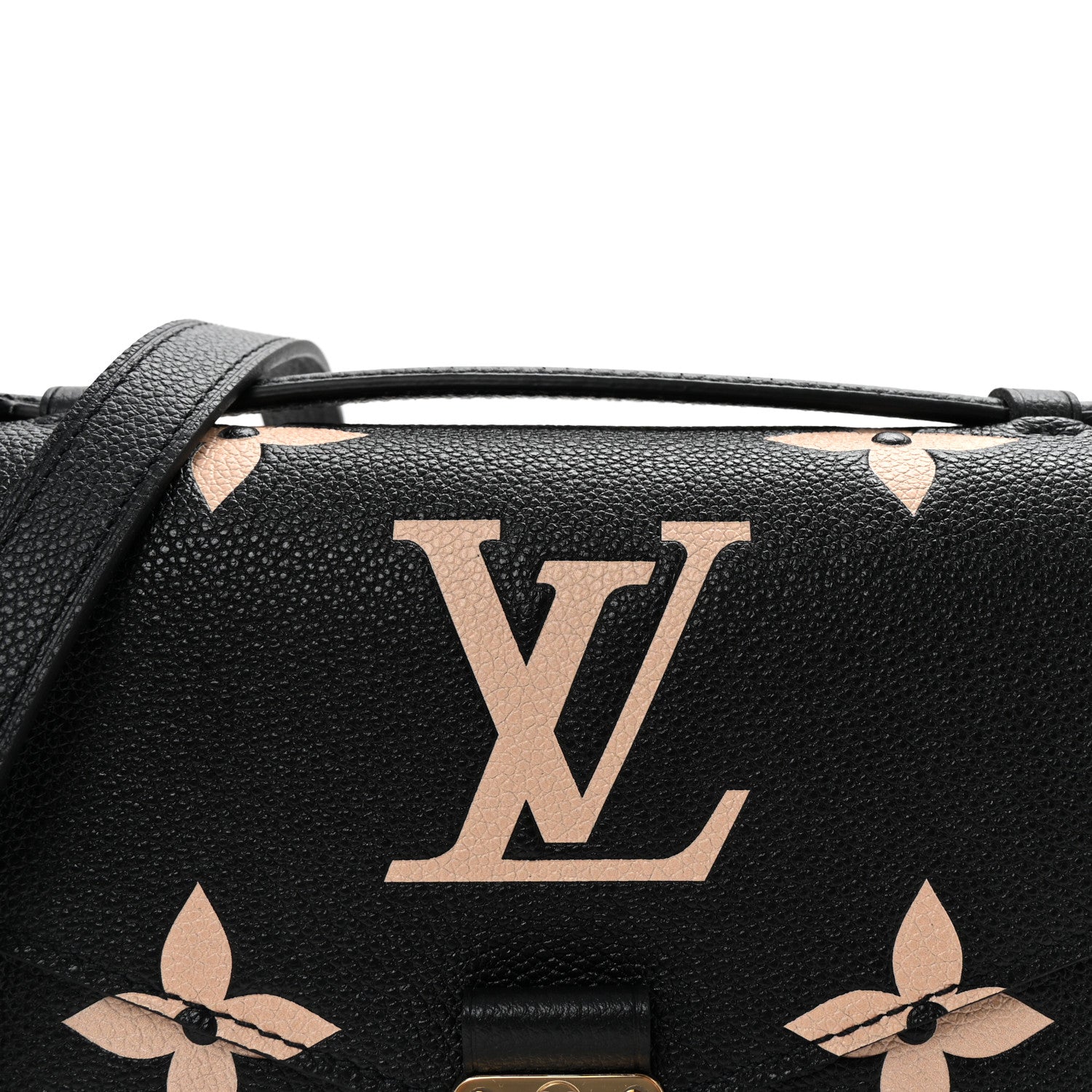 Louis Vuitton Empreinte Monogram Giant Pochette Metis Black Beige 7 of 9