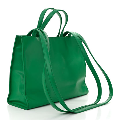 Telfar Vegan Leather Medium Shopping Bag Greenscreen 3 of 10