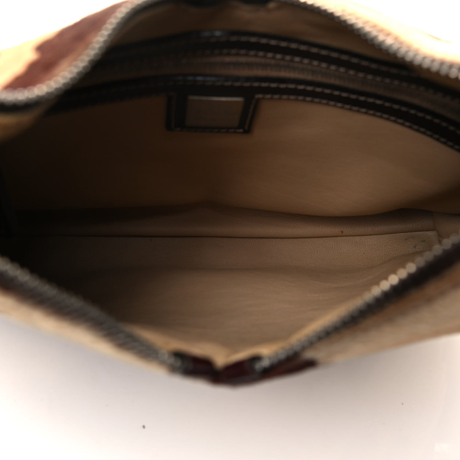 Fendi Calf Hair Cow Print Shoulder Bag Brown 4 of 8