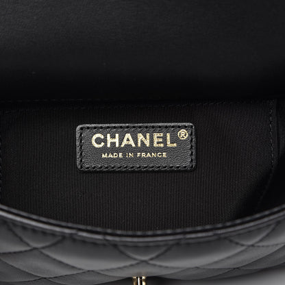 Chanel Lambskin Quilted Small My Precious Flap Black 6 of 12