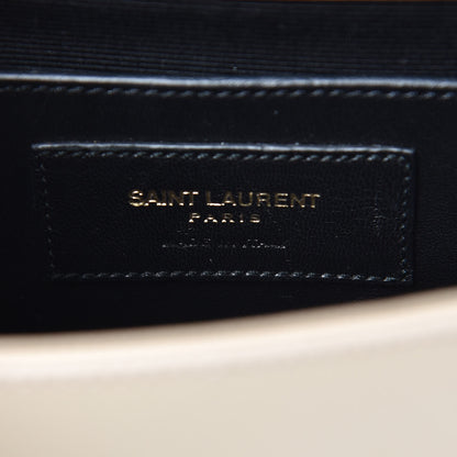 Saint Laurent Grain De Poudre Small Monogram Kate Satchel Nude Powder 6 of 10