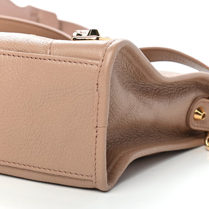 Balenciaga Chevre Gold Metallic Edge Hardware S City Rose Des Sables 9 of 9