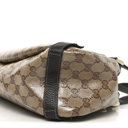 Gucci Crystal Monogram Medium Abbey Shoulder Bag Dark Brown 11 of 11