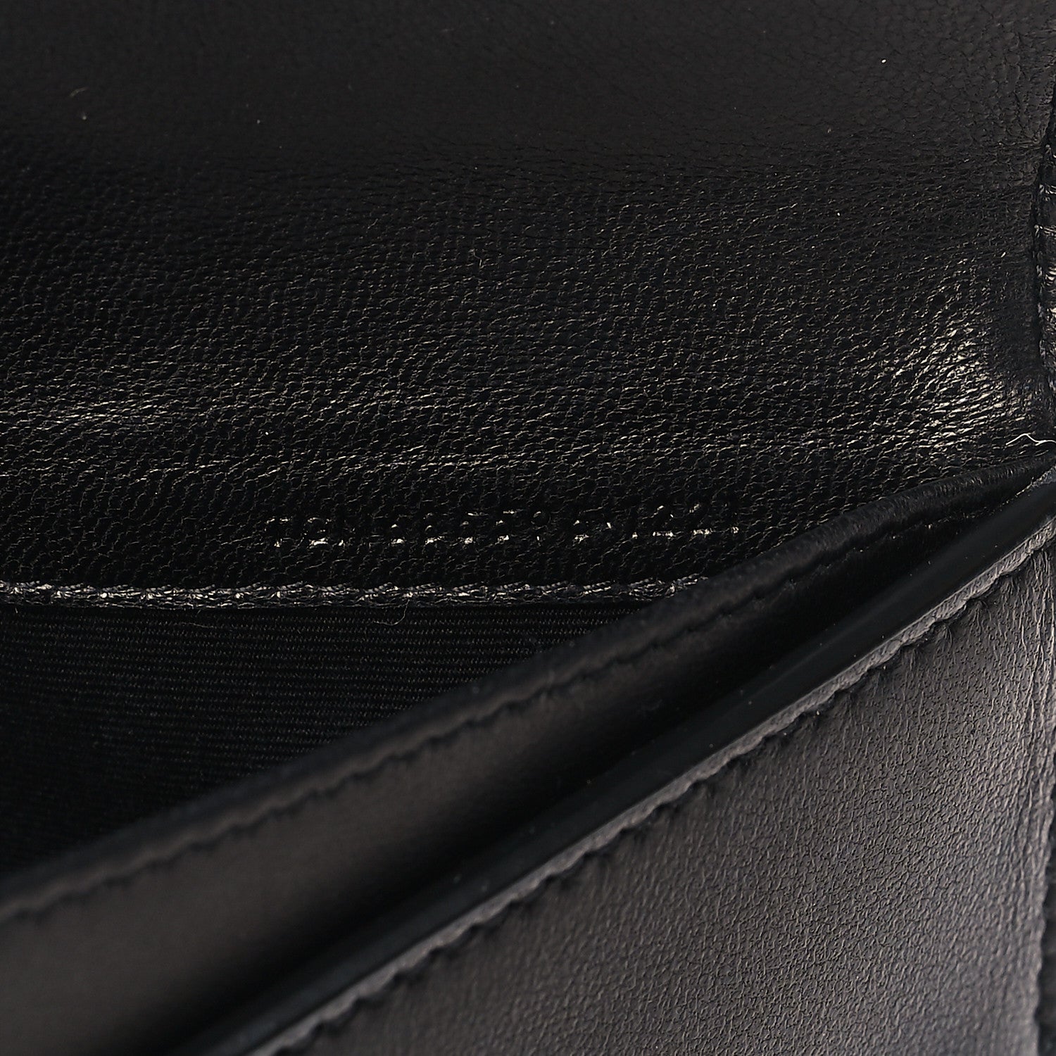 Saint Laurent Lambskin Quilted Double Flap Chain Pouch Black 5 of 8