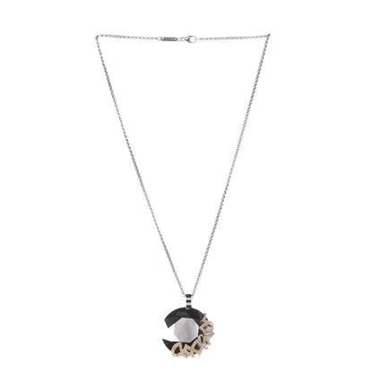 Chopard 18K Yellow White Gold Diamond Chrome Necklace 3 of 8