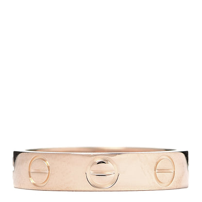Cartier 18K Pink Gold 3.5mm LOVE Wedding Band Ring 45 3.25 3 of 4