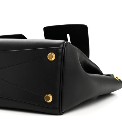 Balenciaga Smooth Calfskin Small Bel Air Carry All Bag  Black 9 of 9