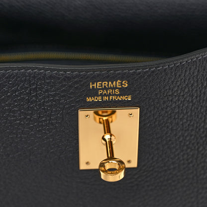 Hermes Togo Kelly Retourne 35 Indigo 6 of 12