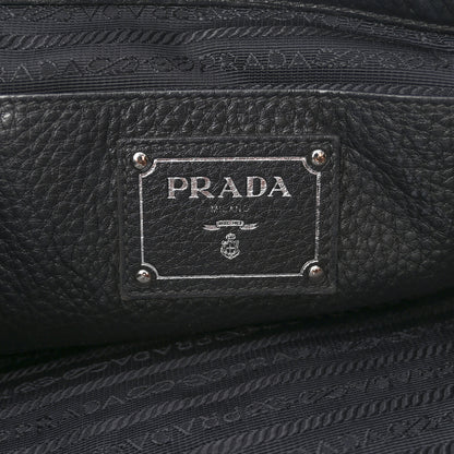 Prada Vitello Phenix Tote Black 6 of 15