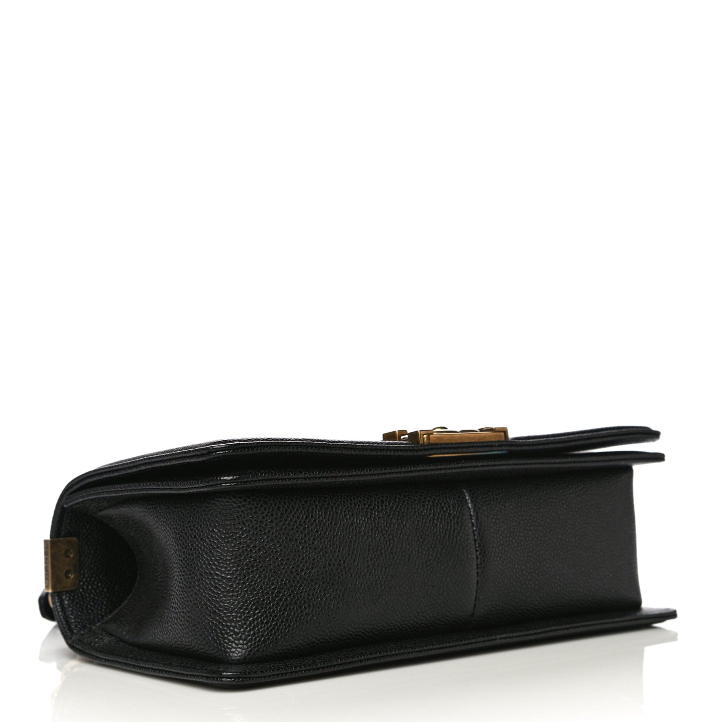 Caviar Quilted Medium Boy Flap Black
