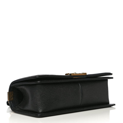 Chanel Caviar Quilted Medium Boy Flap Black 4 of 12