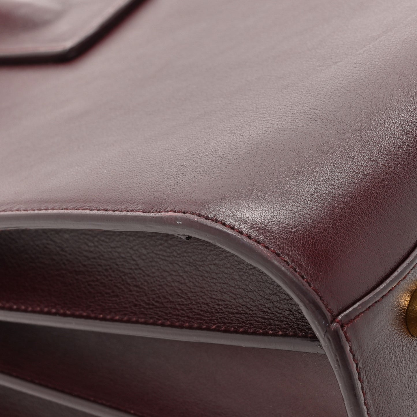 Calfskin Small Sac De Jour Bordeaux