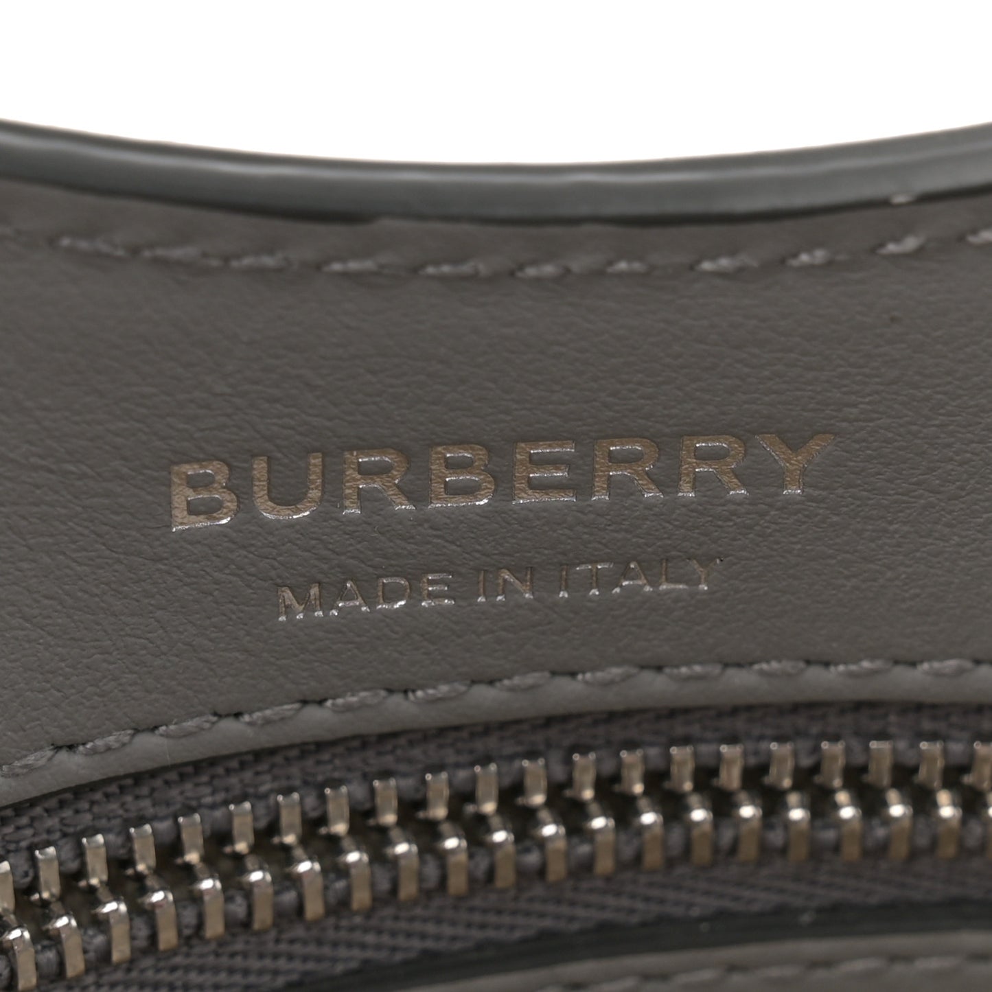 Calfskin Check Mini Pocket Bag Grey