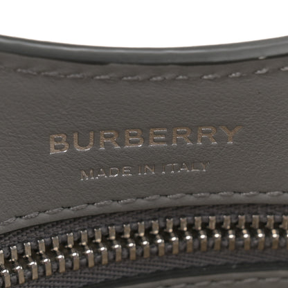 Burberry Calfskin Check Mini Pocket Bag Grey 6 of 10