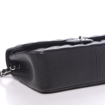 Chanel Caviar Quilted Jumbo Double Flap Black 8 of 11