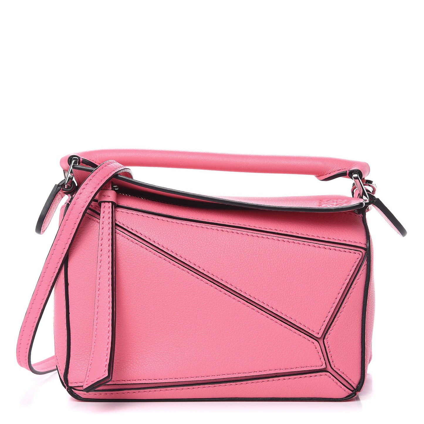 Calfskin Mini Puzzle Bag Wild Rose