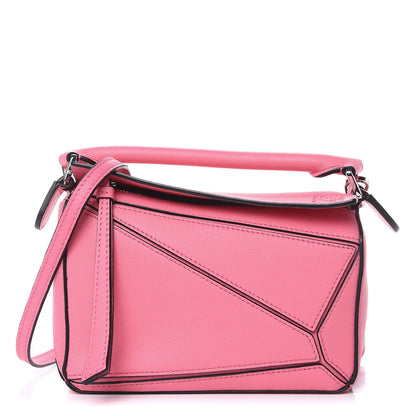 Loewe Calfskin Mini Puzzle Bag Wild Rose 1 of 10