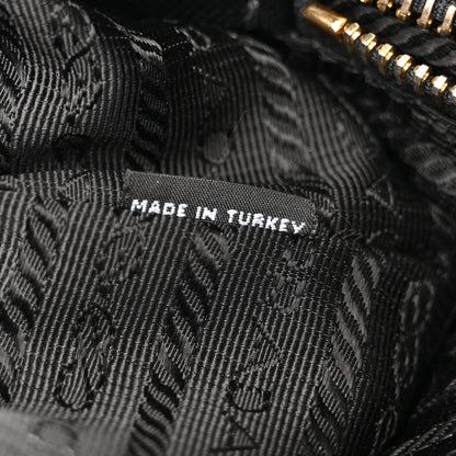 Prada Tessuto Nylon Saffiano Tote Black 7 of 15