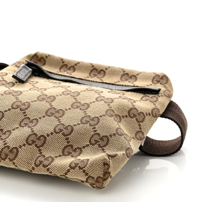 Gucci GG Monogram Double Pocket Belt Bag Dark Brown 9 of 9