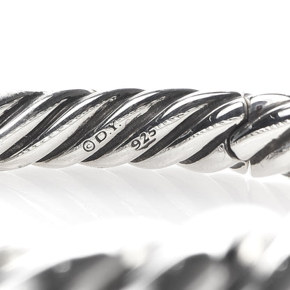 David Yurman Sterling Silver 17mm Pure Form Cable Bracelet 4 of 5