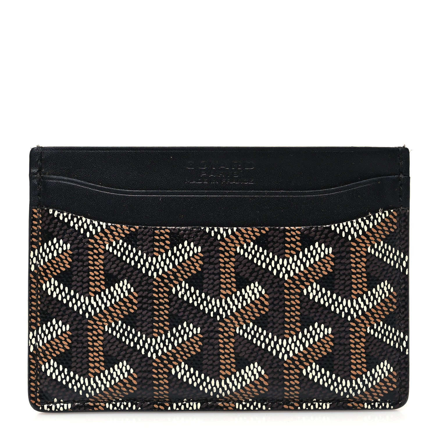 Goyard Goyardine Saint Sulpice Card Holder Black 1 of 11