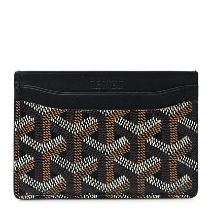 Goyard Goyardine Saint Sulpice Card Holder Black 1 of 11