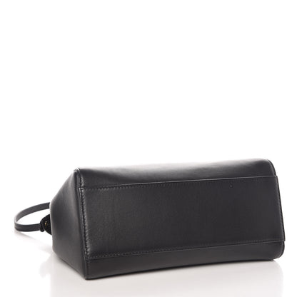 Fendi Nappa Mini Peekaboo Iconic Satchel Black 4 of 9