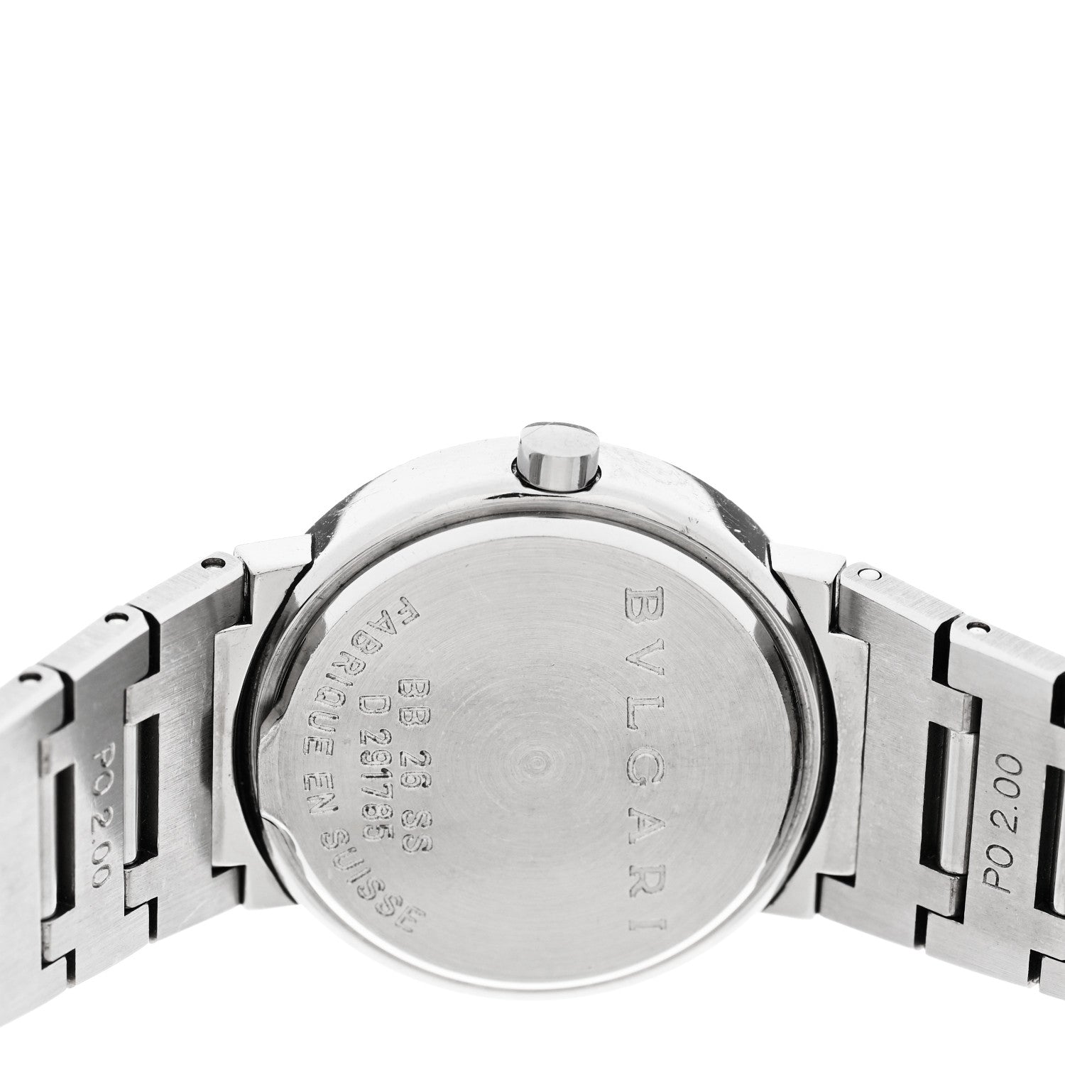 Bulgari Stainless Steel 26mm Quartz Watch Black 4 of 4
