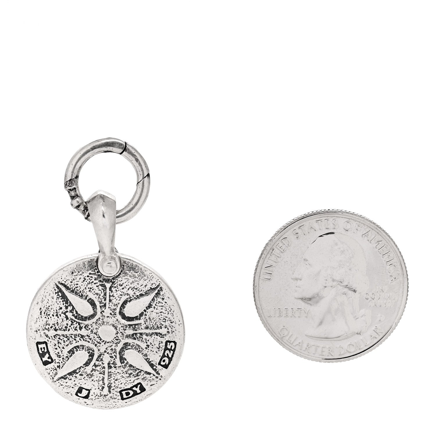 David Yurman Sterling Silver Petrvs Lion Amulet Pendant 2 of 4