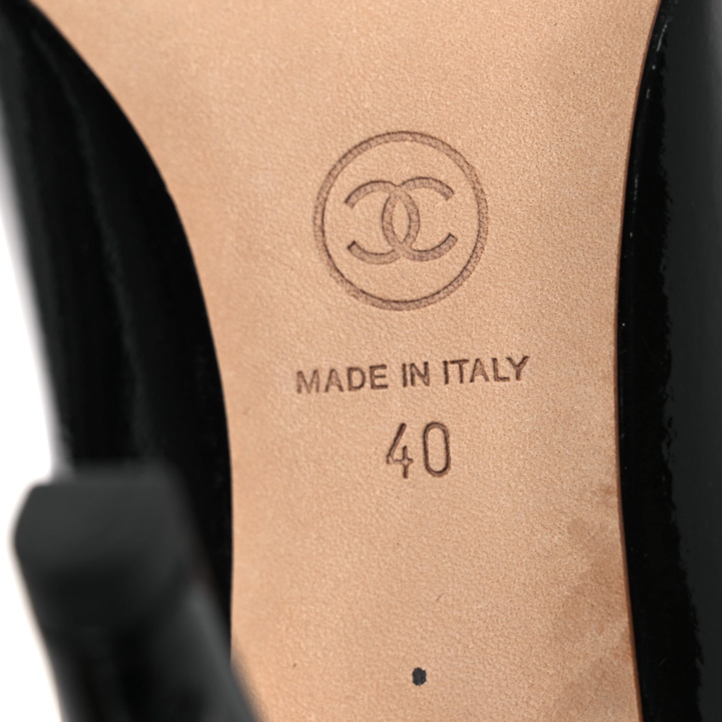 Patent Ombre Pumps 40 Beige Black