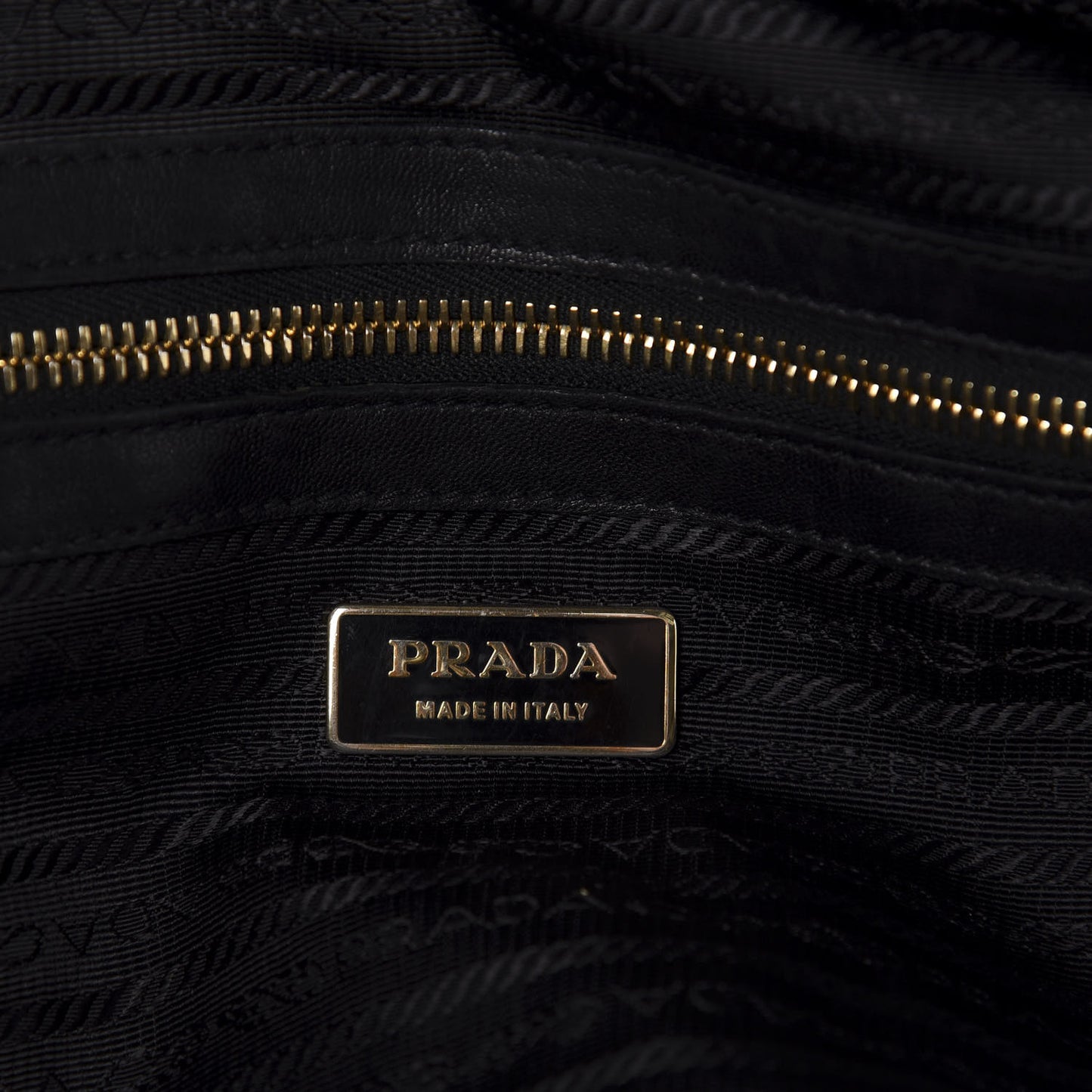 Nappa Gaufre Tote Black
