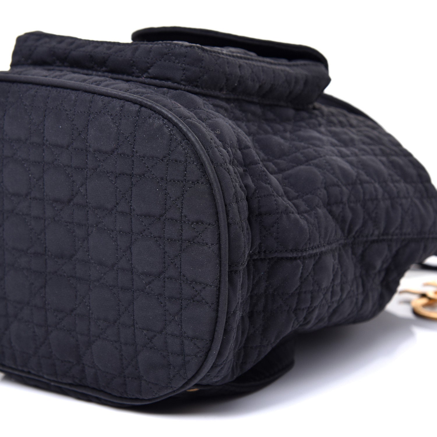 Christian Dior Nylon Cannage Backpack Navy Blue 7 of 11