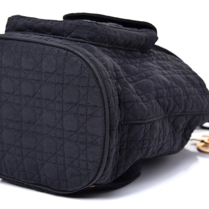Christian Dior Nylon Cannage Backpack Navy Blue 7 of 11