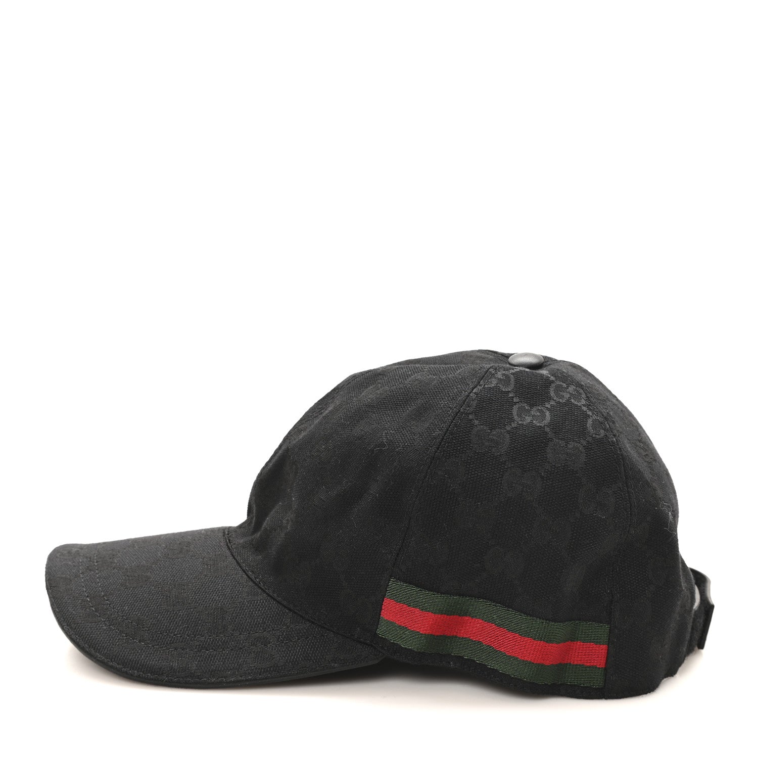 Gucci Monogram Web Baseball Hat XL Black 4 of 9