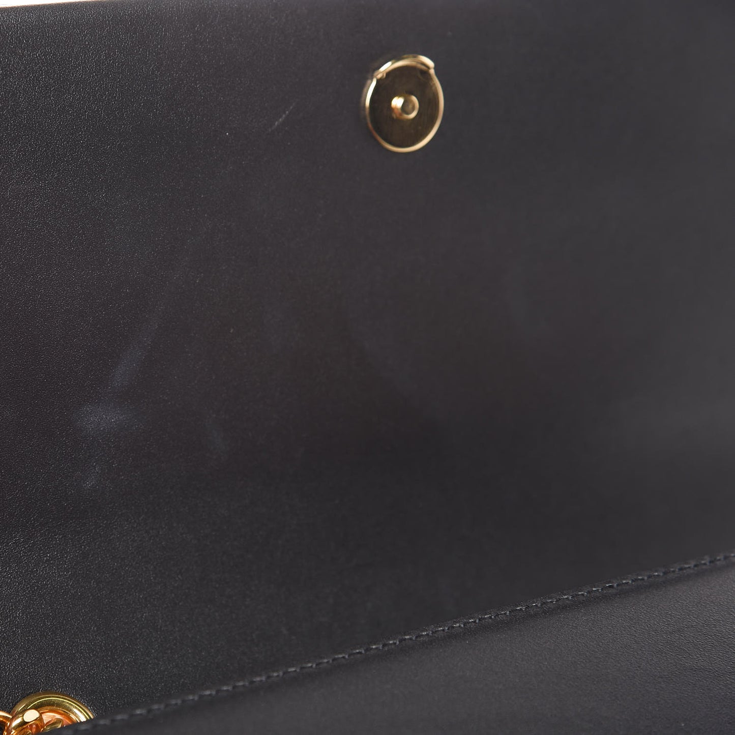 Smooth Calfskin Smal Classic Monogram Kate Tassel Satchel Black