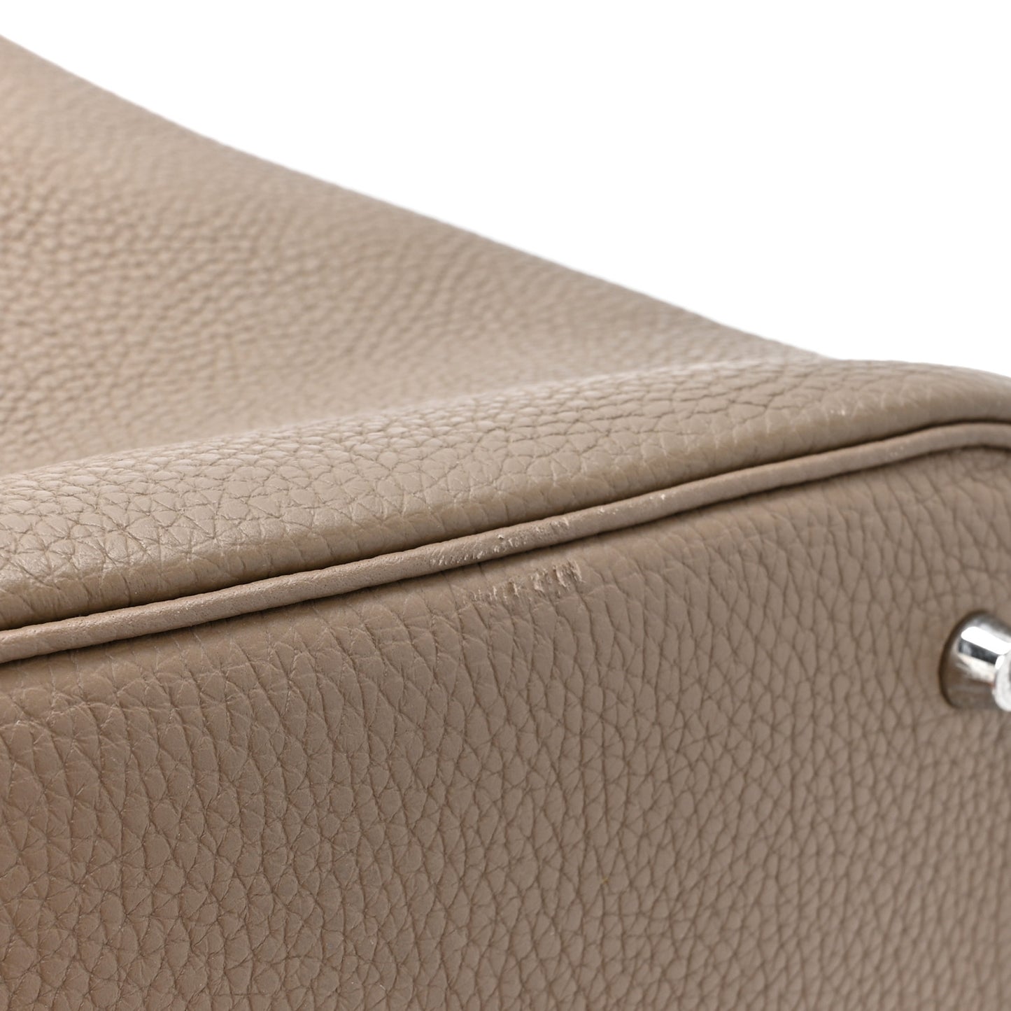 Taurillon Clemence Picotin Lock 22 MM Etoupe