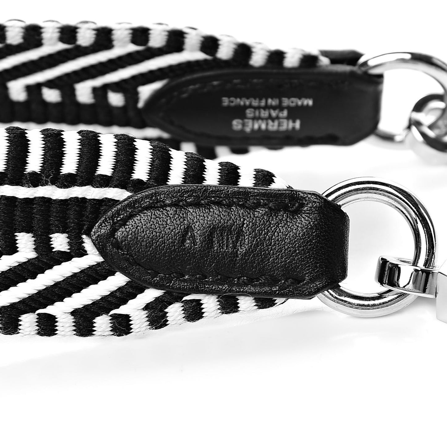 Toile Swift 25mm Sangle Cavale Shoulder Strap Black Ecru