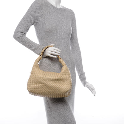 Bottega Veneta Nappa Intrecciato Pyramid Hobo Aurora 2 of 7