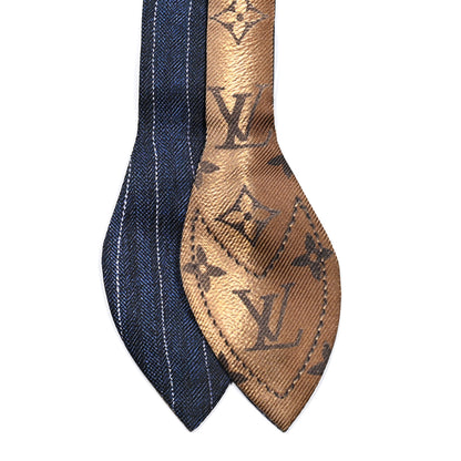 Louis Vuitton Silk Monogram Bandeau 3D Beige 2 of 3