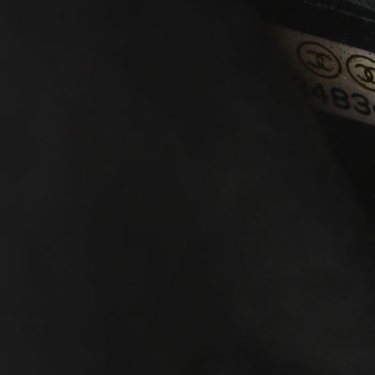 Chanel Plexiglass Patent Mini Striped Boy Brick Flap Black White 8 of 10