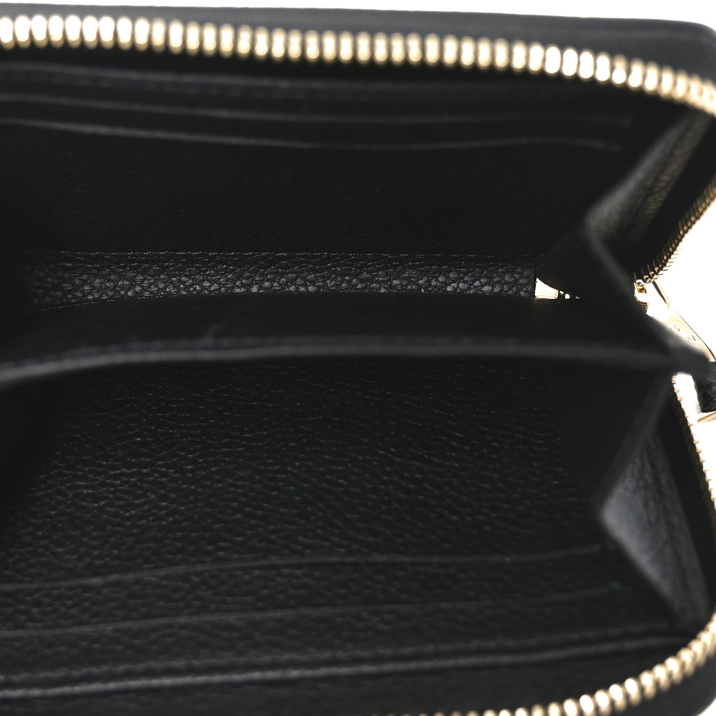 Empreinte Monogram Giant Zippy Coin Purse Black Beige
