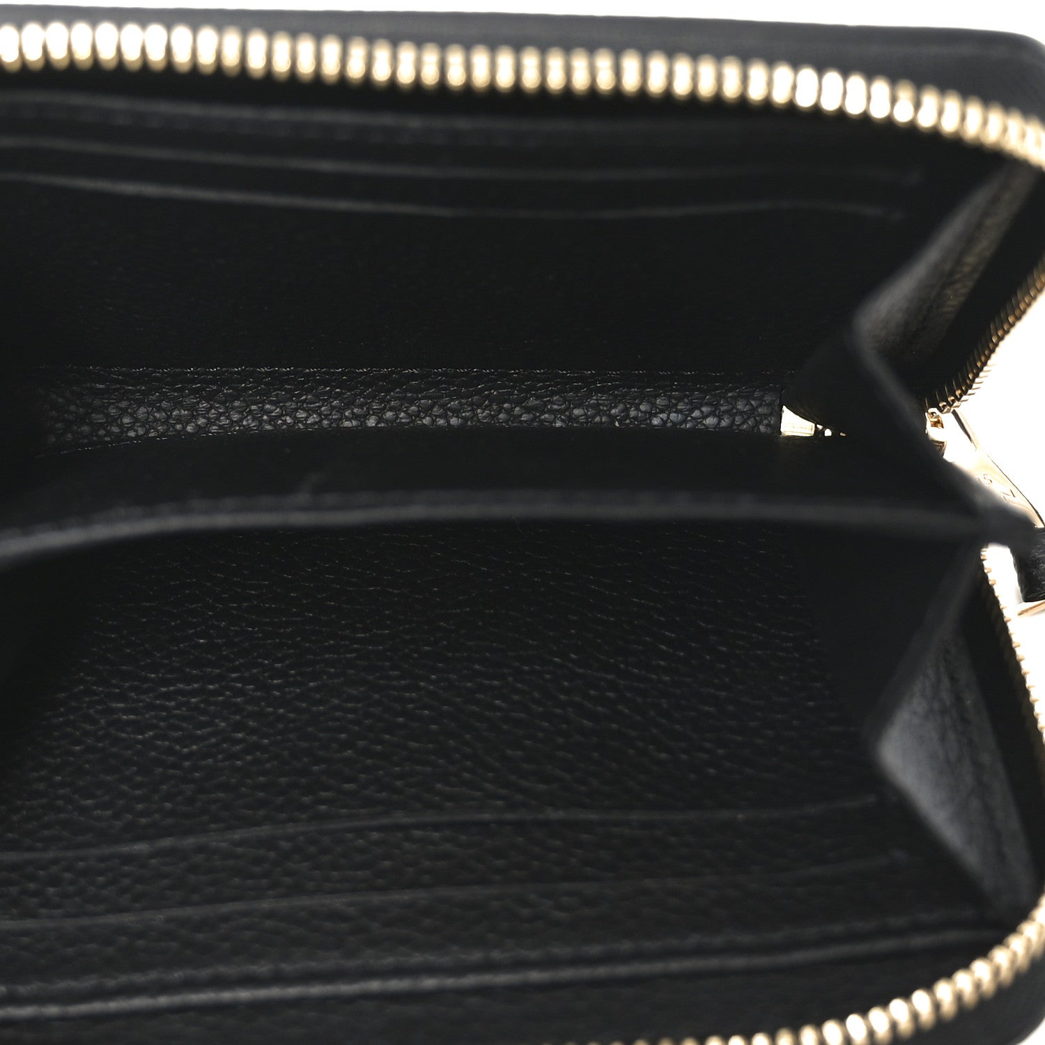 Louis Vuitton Empreinte Monogram Giant Zippy Coin Purse Black Beige 10 of 12