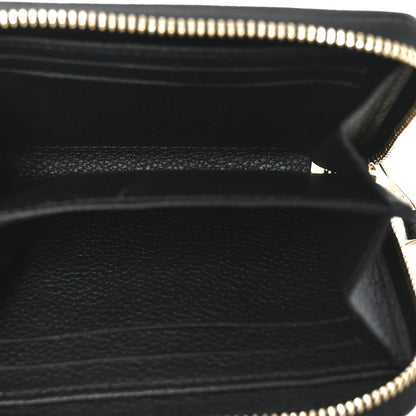 Louis Vuitton Empreinte Monogram Giant Zippy Coin Purse Black Beige 10 of 12