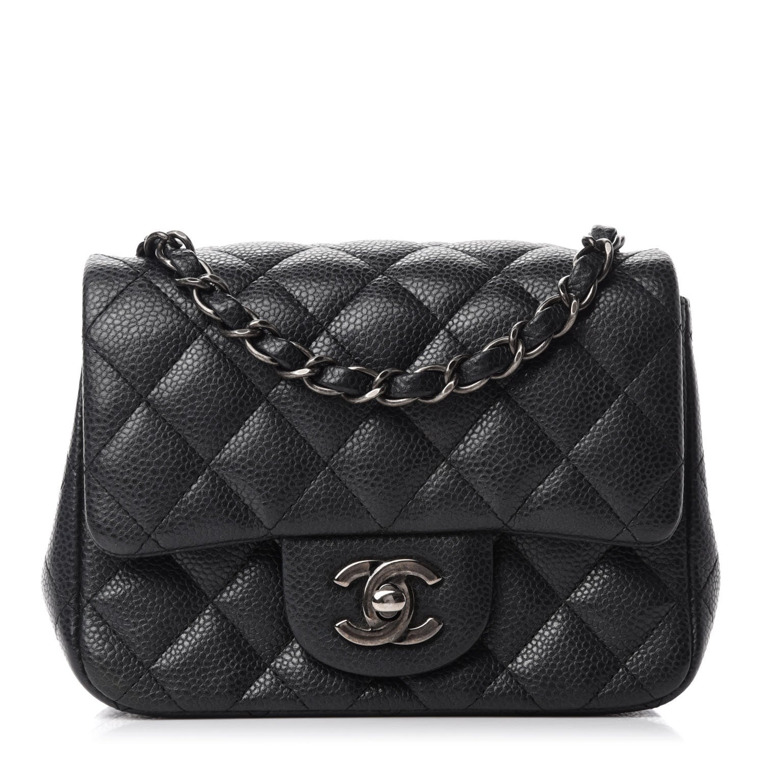 Chanel Caviar Quilted Mini Square Flap Black 1 of 11