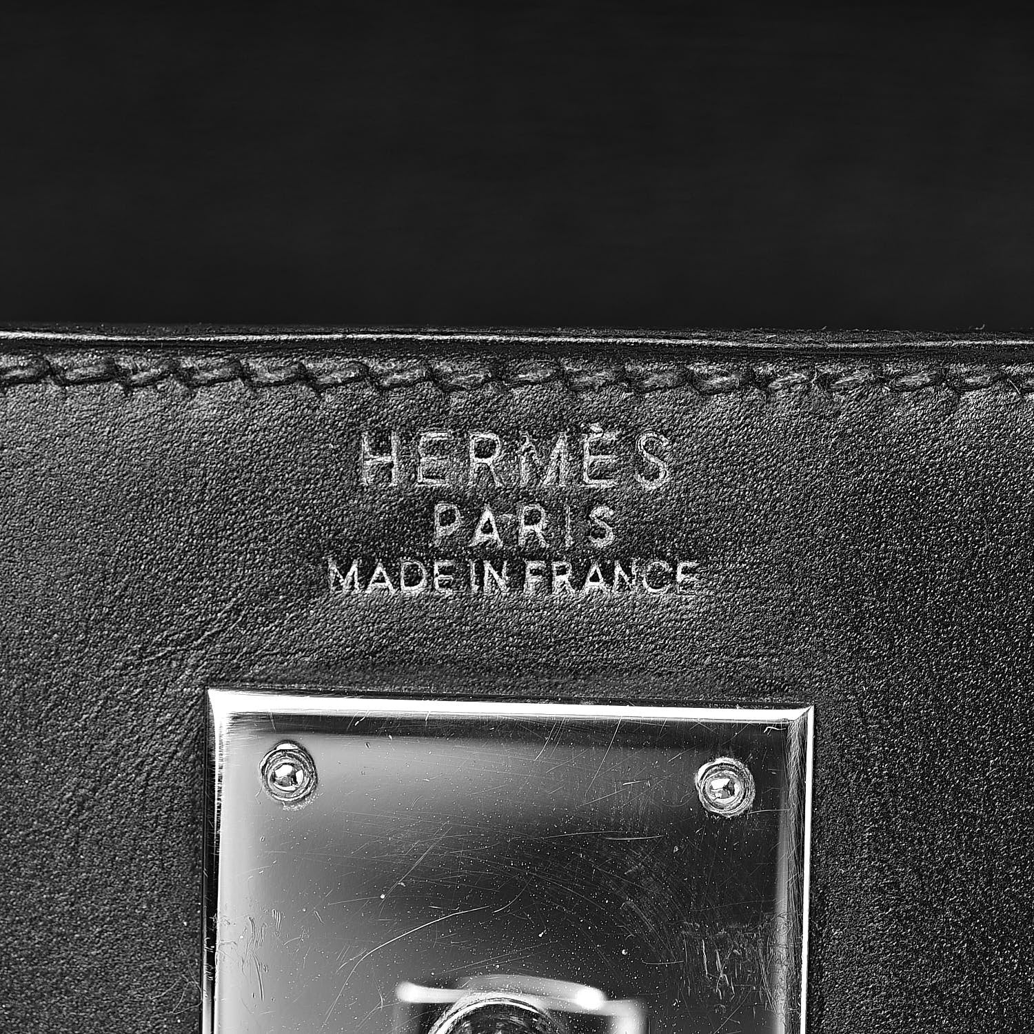 Hermes Chamonix Kelly Sellier 32 Black 6 of 39