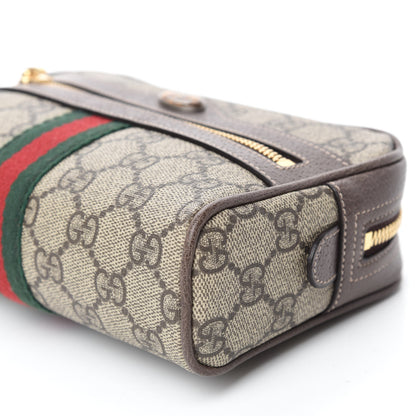 Gucci GG Supreme Monogram Web Small Ophidia Belt Bag 75 30 Dark Brown 7 of 12