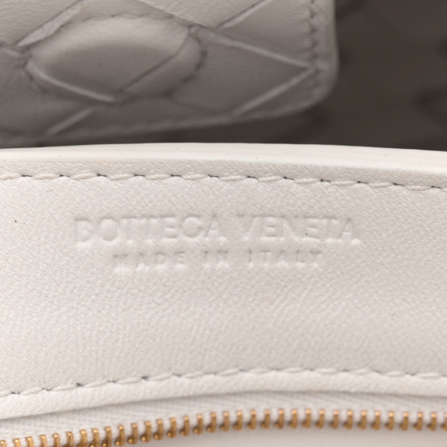 Bottega Veneta Nappa Intrecciato Small Andiamo Shoulder Bag White 6 of 12