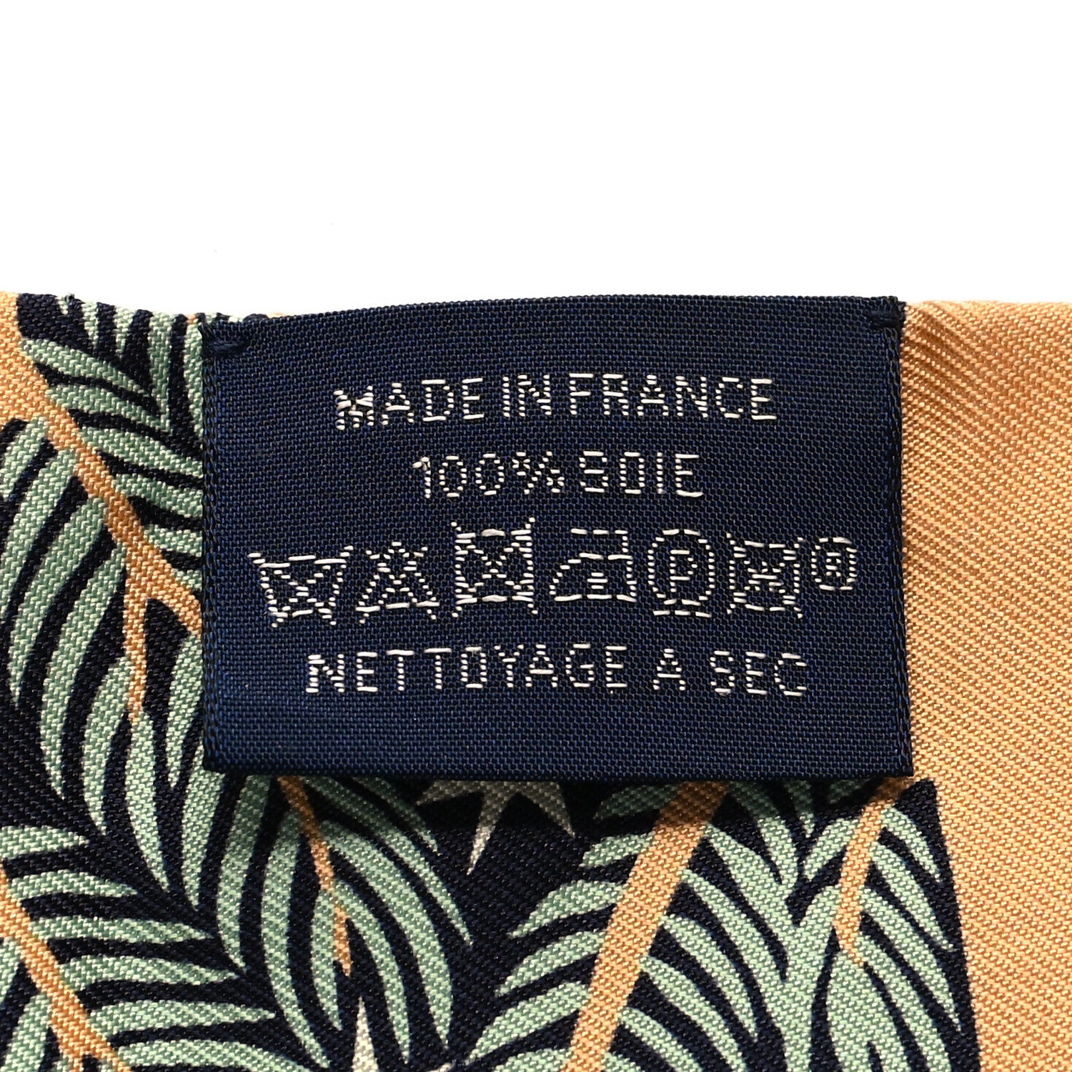 Hermes Silk Sous Le Charme D Orphee Twilly Bleu Black Jaune Soufre 3 of 4